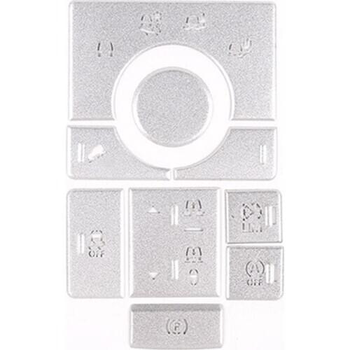 9PCS Interior Center Console Mode Button Trim Cover Sticker for Land Rover Range Rover Sport 2017