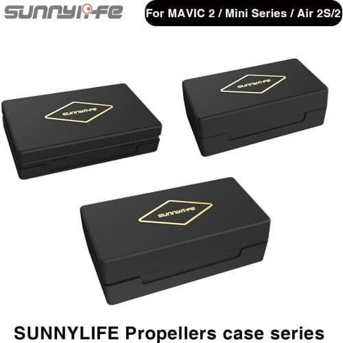 Sunnylife Propellers Case Series for MAVIC AIR 2/AIR 2S/MINI Series/MAVIC 2 Portable Propeller Storage Box Drone Accessories