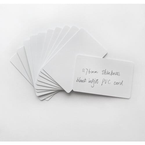 Glossy inkjet printable PVC CARD for Canon iP4600 iP4680 iP4700 iP4760 iP4810 iP4820 iP4840 iP4850 iP4880 MP630 MP640 980