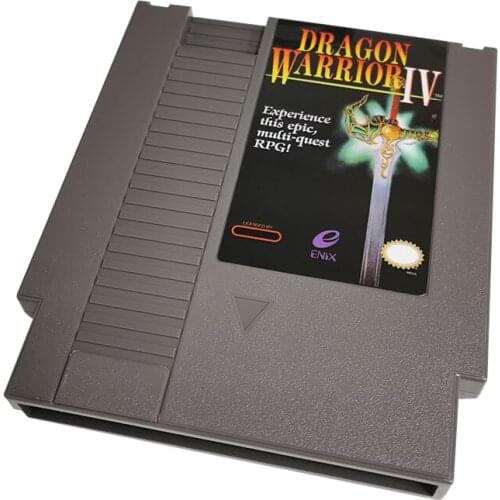 Classic retro video game 8-bit NES game cartridge for 72pin NES game console - gray shell