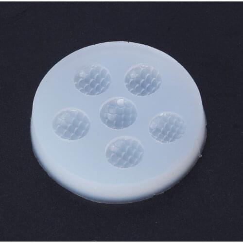 12mm Round Fish Scales Bead UV Resin Casting Mold Silicone Mold Jewelry Making