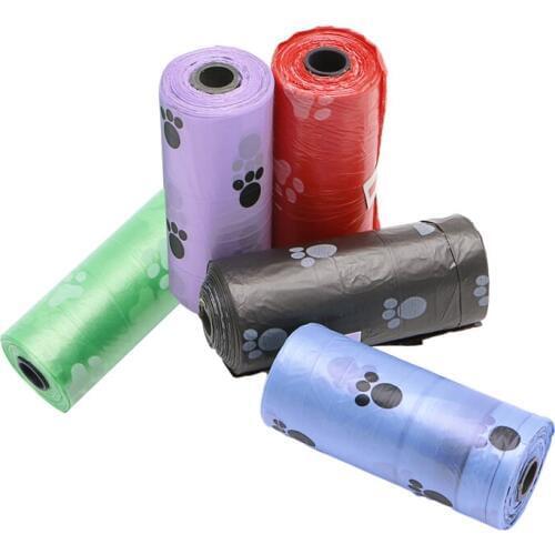 Pet Dog Waste Poop Bag Poo Printing Degradable Clean-up