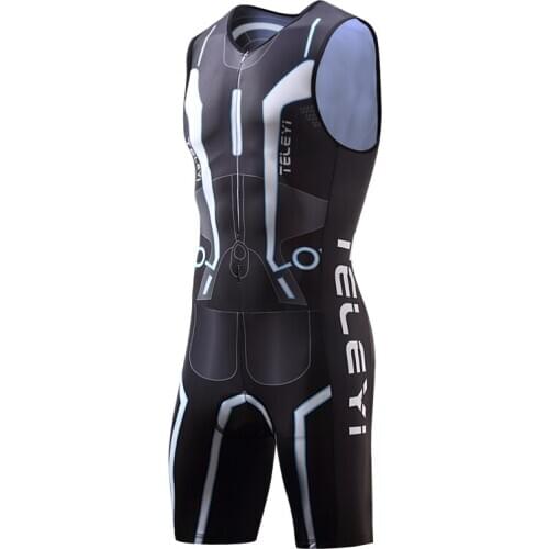 Mens sleeveless bicycle clothing jumpsuit Summer road bike clothes gel pants 2020 Male cycling jersey set shorts uniform dress