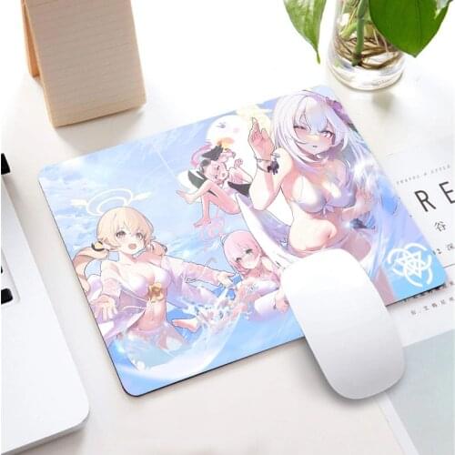Anime Busty Swimsuit Girl Small LOL Mouse Pad Gaming Accessories Notebook Genshin Impact Keyboard Pad Desktop Non-slip MousePad