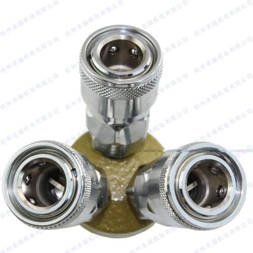 New 1PCS 30SM G3/8 DN10 3 WAY QUICK CONNECT ROUND NITTO AIR TOOLS COUPLING