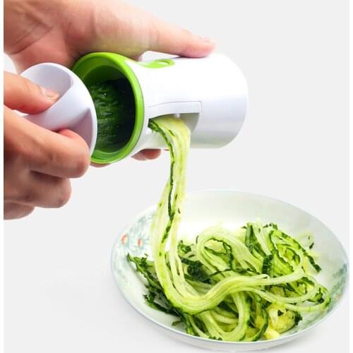 Handheld Vegetable Peeler Portable Spaghetti Spiralizer Brushes Cutter Fruit Slicer Potatoes Salad Tools Kitchen Cooking Tools