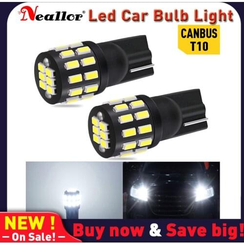 2pcs T10 W5W LED Auto Reading Lamp for Lada Vesta Niva Kalina Priora Granta Largus Vaz Samara 2110 Interior Led Lights for cars