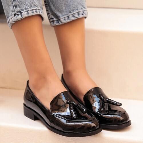 Mio Gusto brand Iris, Black / Burgundy / Mink Colors Low Heel High Quality Casual Oxford Women 's Shoes , shoes for women 2020 , designer shoes , ladies flat shoes