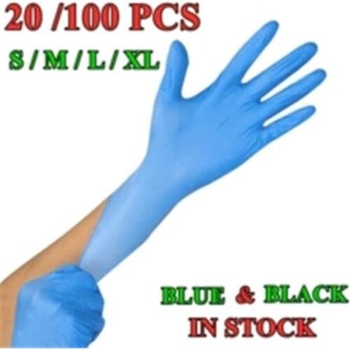 100 pièces gants Latex jetables gants de nettoyage universels multifonctionnels cuisine alimentaire cosmétique gants jetables