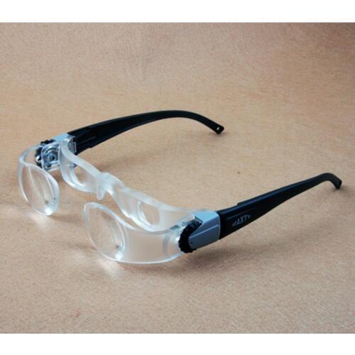 2.1X Goggle Glass Style Reading Repair Magnifier for Old Man Watching TV Reading Newspaper Loupe Magnifying Glass