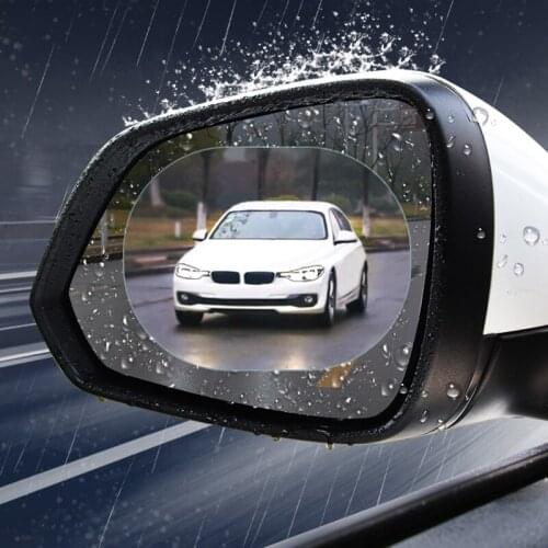 20 Packs of 40 tablets Car Rear Mirror Protective Film Anti Fog Window Clear Rainproof Rear View Mirror Protective Soft Film