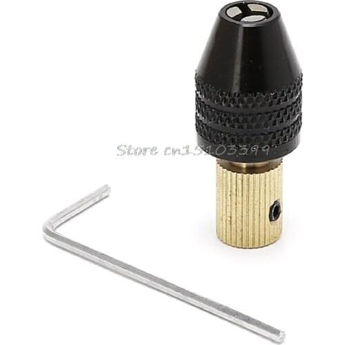 3.17mm Electric Motor Shaft Mini Chuck Fixture Clamp 0.3mm-3.5mm Drill Bit G08 Whosale&DropShip