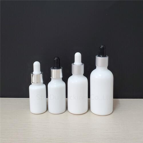 480pcs 10ml/15ml/20ml/30ML/50ml/100ml Essential oil glass bottle pearl aluminum cap glass dropper / essence empty bottles