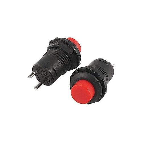 AC 125V 3A AC 250V 1.5A 2 Terminals Self Locking Push Button Switch