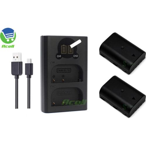 DMW-BLF19E Battery + LCD USB Dual Charger for Panasonic DC-GH5 DC-GH5S DC-G9 DC-G9L DMC-GH3 DMC-GH4 Camera DMW-BLF19 DMW-BLF19PP