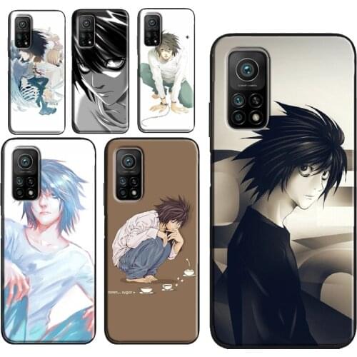 L Lawliet Death Note Anime Case For POCO M3 F2 Pro X3 Case For Xiaomi Mi 10T 9T Pro 10 Mi Note 10 Lite Mi 11 Cover