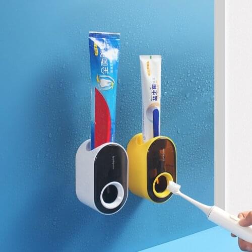Toothbrush Holder Automatic Accessory Tooth Toothpaste Dispenser Squeezer Dispensador Bathroom Set Squeezers Accessories For