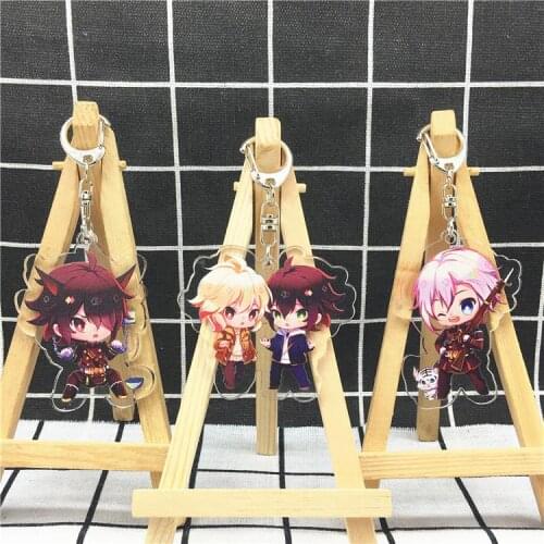 Key Chain Acrylic Seraph of The End Cute Funny Key Ring Woman Kids Pendant Keyring Man Girl Llavero Keychain Jewelry Portachiavi