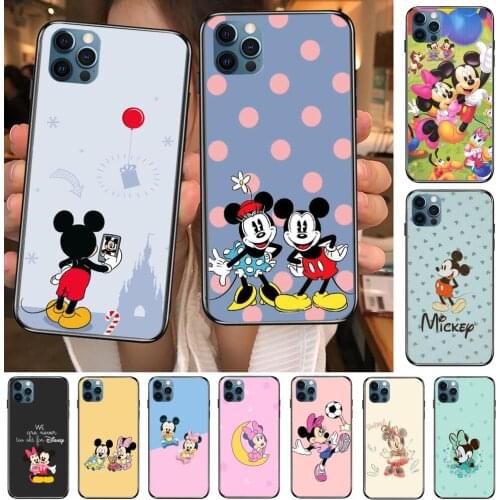 Minnie Mouse Soccer Anime Phone Cases cover For iphone 11 Pro Max case 12 8 7 6 S XR PLUS X XS SE 2020 mini mobile cell shell f