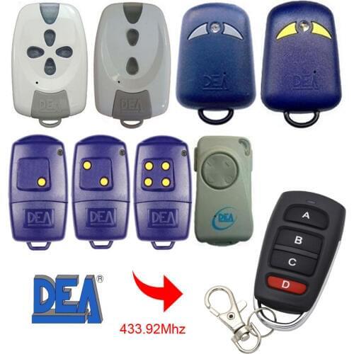 DEA MIO TD 2 4 remote control 433.92mhz DEA MIO TD 2 4 Fixed code remote Clone Duplicator 433mhz