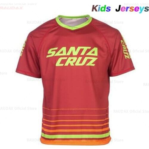 2021 Kids Short Sleeve Crossmax Offroad Downhill Jersey MX AM Clothing MTB Motorcy Jerseys Motorcycle Motocross Bike T-Shirts