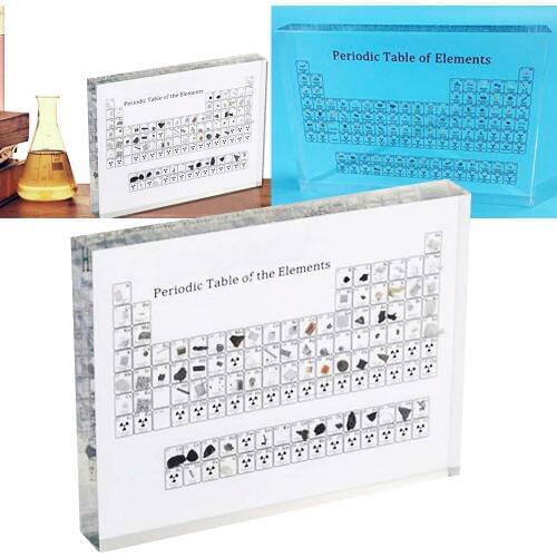 Home Periodic Table Display Without Elements Student Acrylic Teaching Teachers Day Birthday Back To School Gift Periodic 3