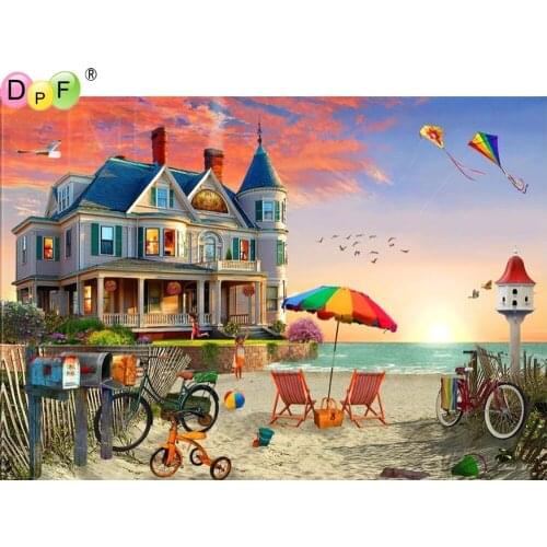 DPF 5D Round/Square full Diamond Painting Cross Stitch Crafts Diamond Embroidery Mosaic Needlework kits Home Decor