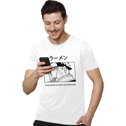 Kawaii Anime Manga T Shirt Men Short Sleeve Simwill T-shirt Graphic Tee Pre-shrunk Cotton Oversized Tshirt Gift