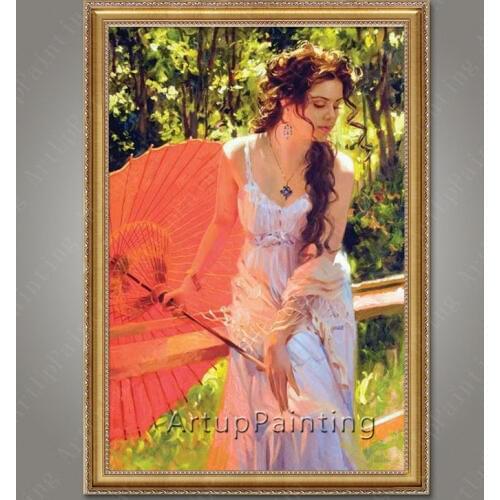 Spanish Flamenco Dancer painting latina woman Oil painting on canvas hight Quality Hand-painted Painting latina 34