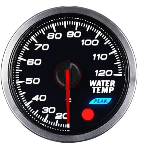 2 Inch 52MM Smoke Lens 20-120 Celsius Water Temp Gauge Water Temperature Meter With Stepper Motor