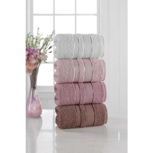 Softy Towel Set 4 pcs 50x85 TOWEL MADE IN TURKEY