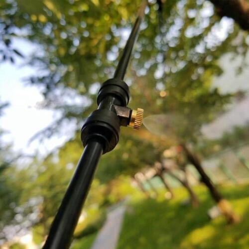 E047 Low pressure UNC10-24 Outdoor Misting Cooling System Brass misting nozzles