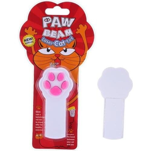 Cat footprint laser cat stick cat toy infrared cat stick laser cat pen cat toy interactive toy cat paw shape pet toy dog toy