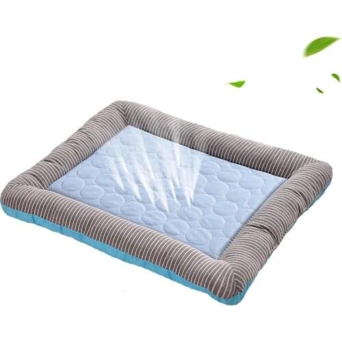 Dog Summer Bed Breathable Waterproof Cooling Mat for Medium Large Dogs Cats Household Pet Sofa Pet Ice Pad Dog Sleeping Mat