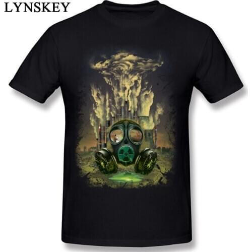 Mens Really Funny Tee Shirts 100% Cotton Printed Nuclear Assault Design Short Sleeve Crew Neck Tops 2017 Faddish Men T Shirt