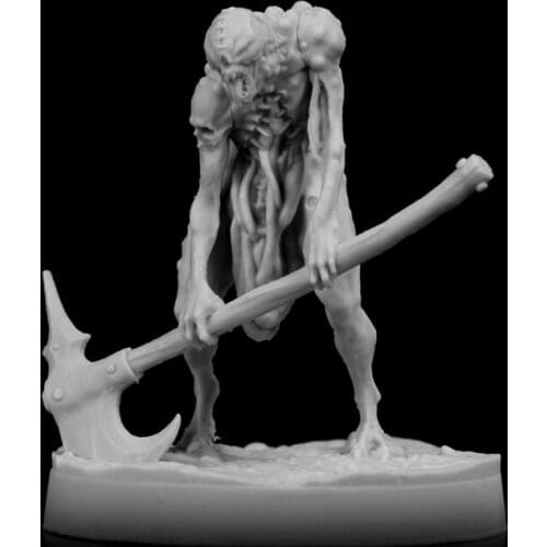 32mm Unpainted Child of Ruin Skeleton Warrior GK Resin Figure Scale Model Kit Resin Colorless Self-Assembled Toy No.185