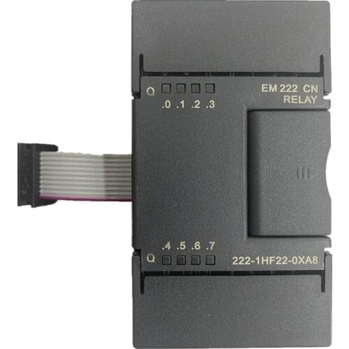 New Original EM222-RQ8 S7-200 6ES7222-1HF22-0XA0 8Channel Relay Output PLC Switch Expansion Module Compatible With Host Replace