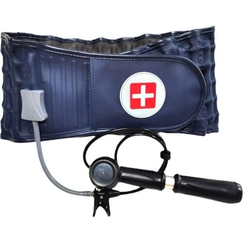 NEW-Lumbar Decompression Belt Portable Lumbar Traction Device with Heating Pad Size for 29-49 Inches Waist Great Gift