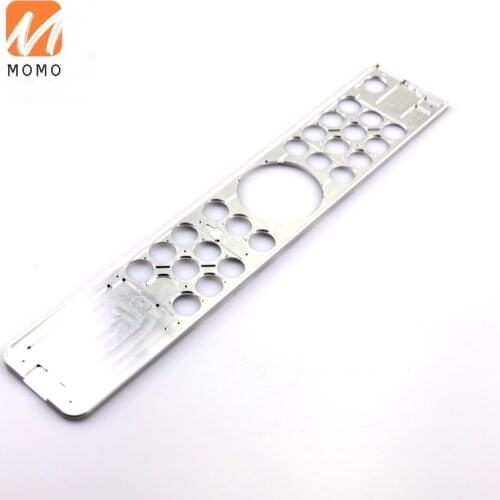 Machined aluminum panels milling part / service aviation audio front panel big thickness scope frame machining aluminum