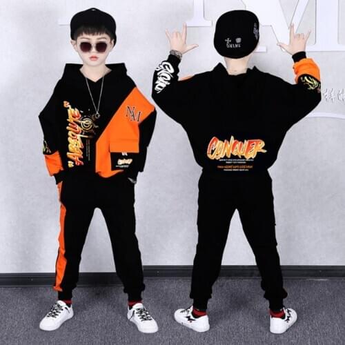 Boys Clothing Clothes For Boys 2021 Spring Autumn Hooded Sportwear Clothing Sports Set For 5 6 7 8 9 10 11 12 Year Teen Clothes