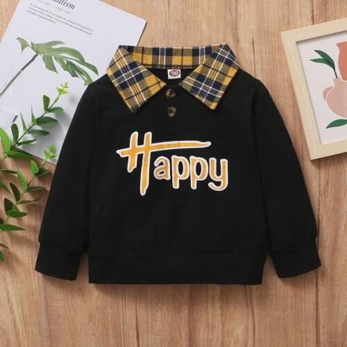 Toddler Kid Girl Boy Clothes Autumn Winter Warm Pullover Top Long Sleeve Plaid Girl Fashion Knitted Top
