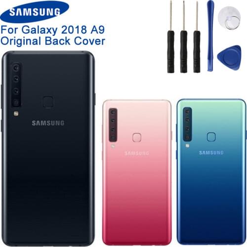 Original Samsung Battery Cover Housing for Samsung Galaxy 2018 Version A9 2018 A920 Battery Back Rear Case