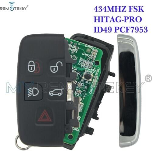 Remtekey KOBJTF10A for Landrover Range Rover key Sport Evoque 433mhz PCF7953 2010 2011 2012 2013 Year Remtekey