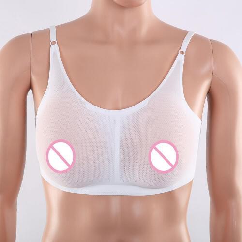 Realistic Fake boobs false shemale breast forms meme tits silicone artificial breast with sexy bra For drag queen Crossdresser