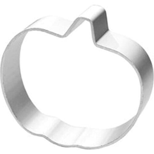 Pumpkin Stereoscopic Cookie Cutter Aluminum Alloy Biscuit Kitchen Baking Cake Fruit Knife Embossing Printing Tools