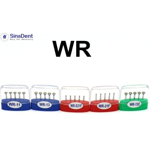10 boxes Dental WR Grit Burs Dental Diamond Burs High Speed Handpieces for Grinding the Teeth and Preparation WR Series Burs