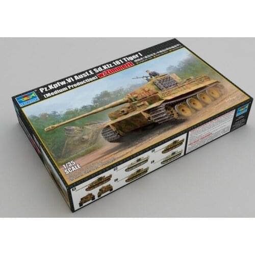 Trumpeter 09539 1/35 Sd.Kfz.181 Tiger I Medium Production w/Zimmerit model kit