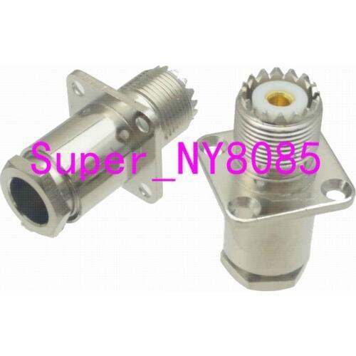 UHF female Jack SO239 flange deck clamp RG8 LMR400 RG165 7D-FB RF cable connector