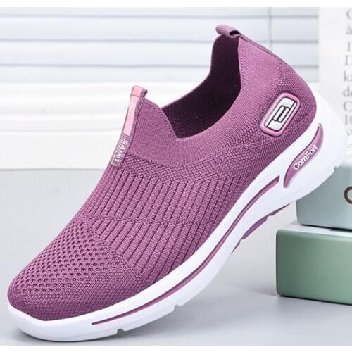 2021 Spring Womens Flat Slip-on Shoes Soft Comfort Ladies Loafers Ballet Flats Woman Flats Female Creepers Platform Shoes