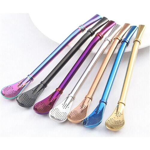 1PC 15cm Length Round Shape Stainless Steel Milk Coffee Spoons Dessert Ice Cream Candy Fruit Spoon Teaspoon Accessories